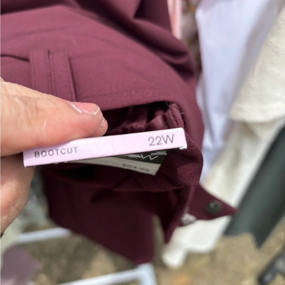 Alfani Purple Bootcut Jeans - Picture 2 of 5